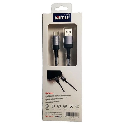 کابل شارژ auto disconnect میکرو یو اس بی نیتو مدل  NITU NT-UC51