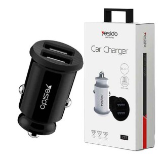 شارژر فندکی همراه با کابل microUSB یسیدو مدل YESIDO Y29 2