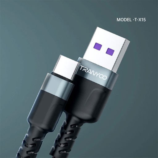 کابل تبدیل USB به USB-C ترانیو مدل TRANYOO T-X15C