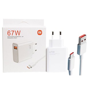 شارژر دیواری شیائومیXiaomi  67W همراه با کابل USB-C 2