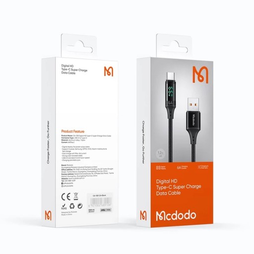 کابل شارژ USB به USB-C مک دودو مدل Mcdodo CA-108