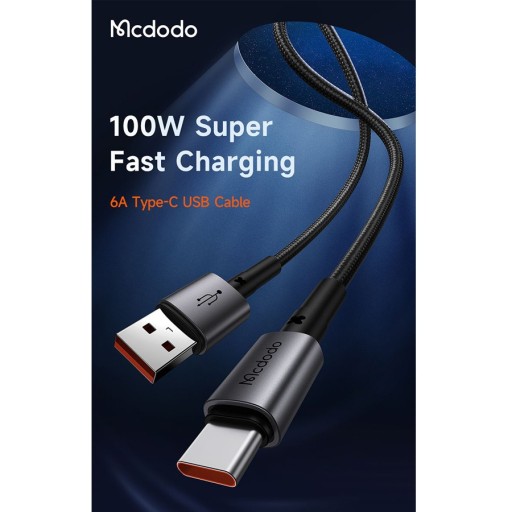 کابل شارژ USB به USB-C مک دودو مدل Mcdodo CA-3590