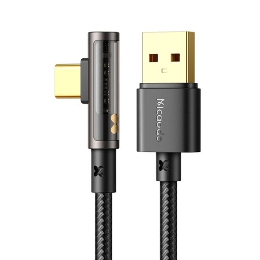 کابل شارژ USB به USB-C مک دودو 90 درجه مدل Mcdodo CA-3380