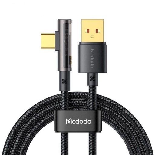 کابل شارژ USB به USB-C مک دودو 90 درجه مدل Mcdodo CA-3380